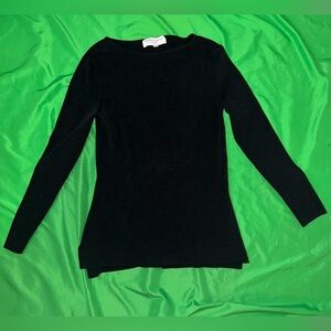 Derek Lam 10C x Athleta Black Ribbed Knit Sweater size M
